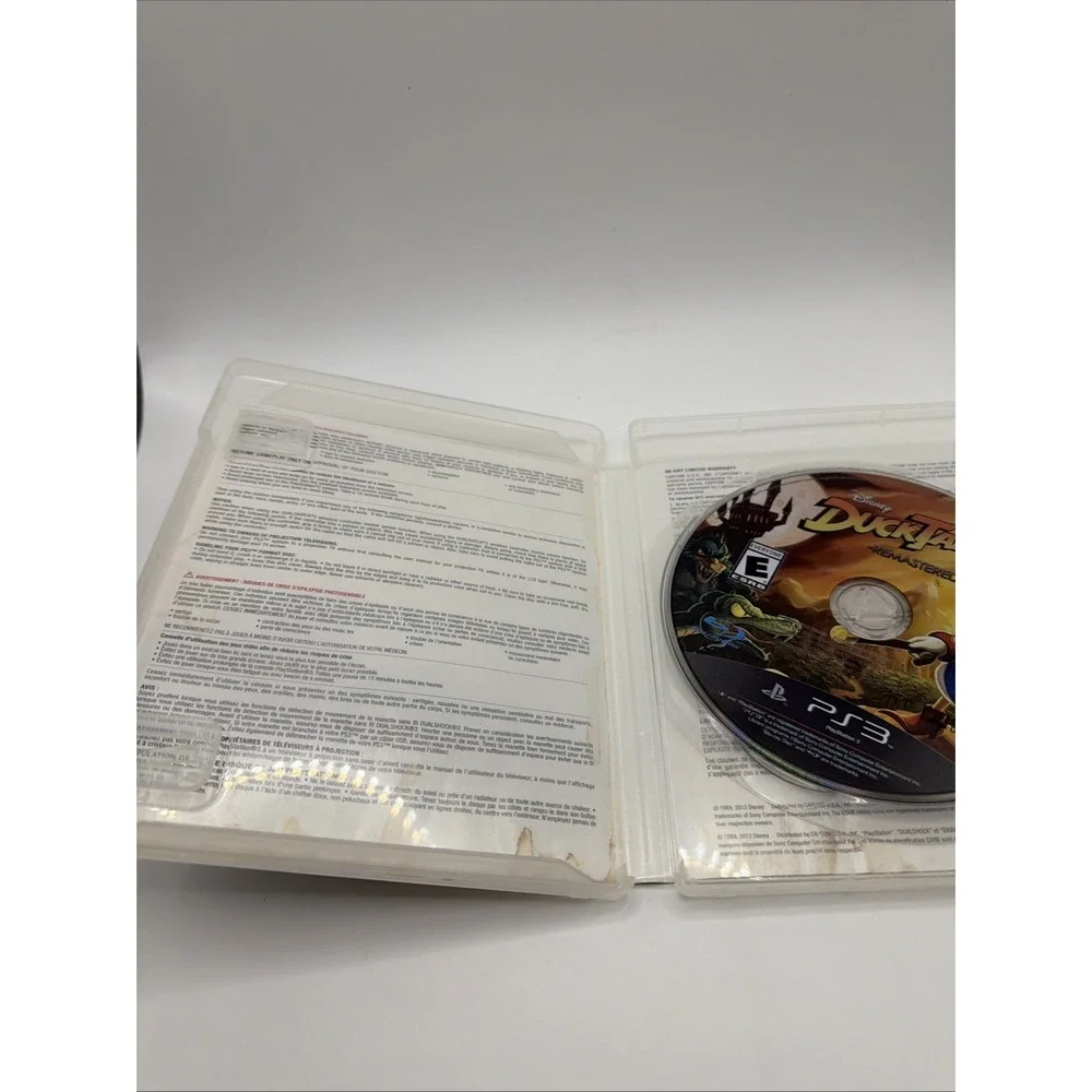 2013 Disney DuckTales Remastered PlayStation 3 PS3 Scrooge No Manual TESTED